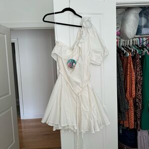 NWT Rhode one shoulder dress